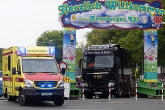 Annaberger Kät: Polizei zieht Zwischenbilanz - Die Annaberger Kät verlief bislang wieder friedlich. Dennoch gab es einige Zwischenfälle.