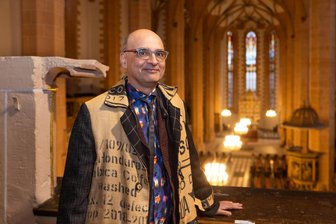 Annabergs St.-Annen-Kirche feiert die 500: Warum der Pfarrer auch auf der Kät predigen will - Vor 500 Jahren ist der Bau von St. Annen abgeschlossen worden, hier Pfarrer Thomas Knittel.