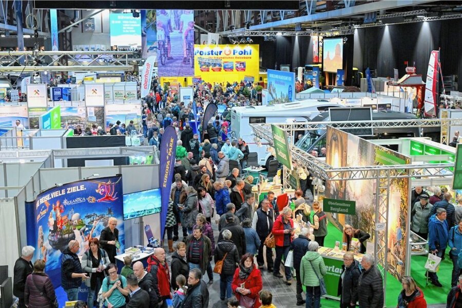 Ansturm auf Chemnitzer Reisemesse überrascht Aussteller - Noch bis Sonntag, 18 Uhr, hat die Messe Reisen & Caravaning in der Messe Chemnitz geöffnet. 