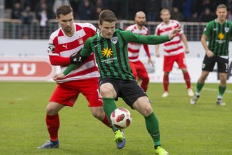 Anthony Barylla wechselt nach Saarbrücken - Anthony Barylla (l.) im Zweikampf mit dem Münsteraner Tobias Rühle.