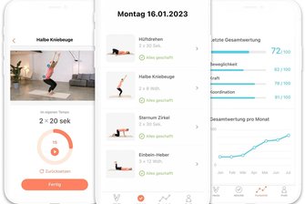 Apps auf Rezept - nicht alle bringen was - Vier Übungen pro Tag für den Rücken: Die Vivira-App ist eine der Anwendungen, die es auf Rezept gibt.