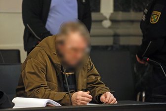 Arbeitsam, ausgeglichen: So sieht der Gutachter den Angeklagten im Zwickauer Totschlagsprozess - Der Angeklagte Alexander M. während der Verhandlung: Am Tatabend zwölf Flaschen Bier intus.