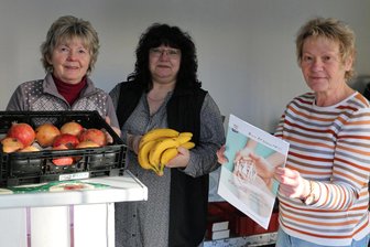 Arbeitsloseninitiative Sachsen bezieht in Pausa neues Domizil - An neuer Adresse: Beate Elsner, Katrin Elias und Konstanze Schumann (von links) vom Verein Arbeitsloseninitiative Sachsen mit Sitz in Pausa.