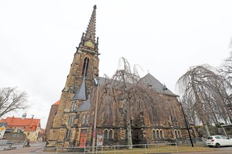 Atempause vor der Adventszeit: Frauen laden in die Freiberger Jakobikirche ein - In der Jakobikirche in Freiberg sind Frauen am Mittwoch unter sich.