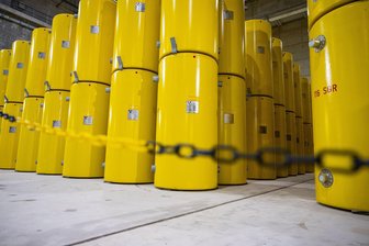 Atommüll im Erzgebirge und bei Freiberg: Das sagen Bürgermeister und der Landrat - So sieht ein bisheriges Zwischenlager aus. Ein Endlager könnte auch in Freiberg oder dem Erzgebirge entstehen.