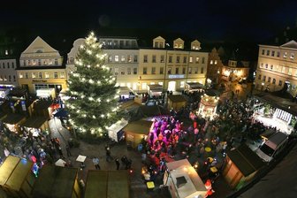 Auch Hainichen sagt den Weihnachtsmarkt ab - So kennt man den Weihnachtsmarkt in Hainichen.