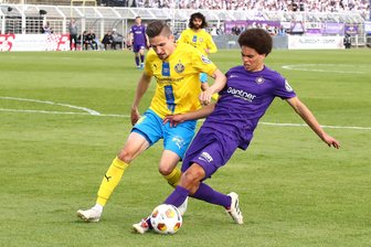 Aue-Profi Fabisch in Nationalmannschaft von Afrika-Cup-Teilnehmer berufen - Jonah Fabisch, hier im Sachsenpokalfinale gegen Lok Leipzig, wurde in die Nationalmannschaft Zimbabwes berufen.