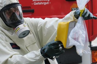 Aue: Radioaktiver Fund in Garage - Eine radioaktiv strahlende Dose wurde am Freitag in Aue entdeckt.