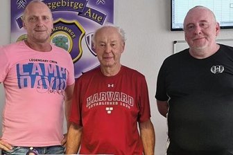 Aues Bester streicht die Segel zeitig - Spielten beim Grubenpeterpokal der Auer Billardkegler am besten auf: Jörg Bamler als Zweiter, Überraschungssieger Joachim Seiler und Bronzegewinner Jens Schwarz (v. l.).