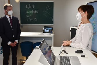 Auf Besuch im digitalen Klassenzimmer -