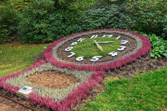 Auf der Suche nach der geschenkten Zeit - Die Blumenuhr in Hainichen.