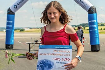 Auf Preisverleihung von Sachsens Skiverband: Hennig zeigt, wie es geht - Will in Zukunft noch mehr von ihrem Leistungsvermögen bei Wettkämpfen zeigen: Nachwuchsskilangläuferin Hanna Hennig.