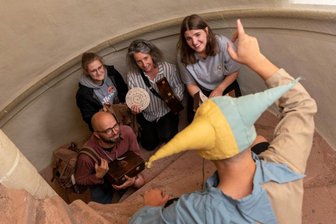 Auf Rätseltour im Schloss -