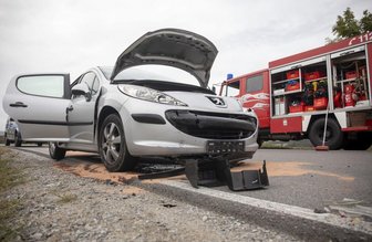 Auffahrunfall auf B 171 - 