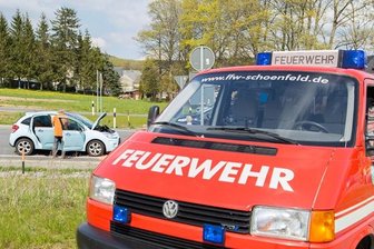 Auffahrunfall auf B 95 - 