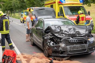 Auffahrunfall auf der B 95 in Annaberg-Buchholz -