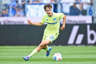 Aufsteiger Elversberg holt Talent Krattenmacher - Mit Elversberg in der Bundesliga: Maurice Krattenmacher (Archivbild).