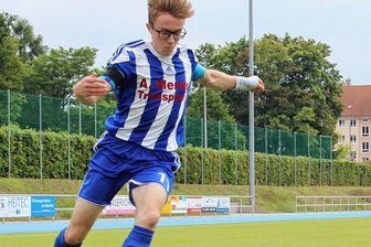 Aufsteiger legt eine Schippe drauf - Luca Wende brachte am Sonnabend jede Menge Offensivwind ins Spiel der Mittweidaer. Auch an der Entstehung des goldenen Tores war der Außenbahnspieler beteiligt. 