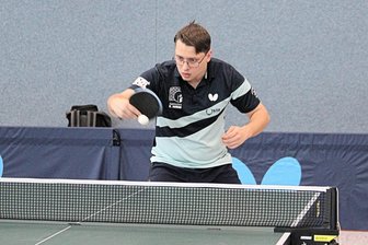 Aufstieg in Sicht: Lichtenauer Tischtennisspieler nutzen Heimvorteil - LSC-Spieler Domenik Feller bereitet sich mit seinem Team jetzt auf die Aufstiegsrunde vor.