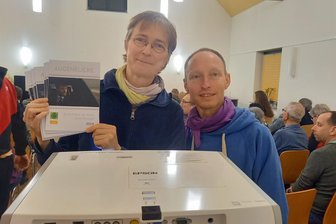 „Augenblicke“: Kurzfilmabend in der Werdauer Tuchfabrik - Katharina Burkhardt und Andreas Fickenscher aus Hof bringen das Kurzfilmkino Jahr für Jahr nach Werdau.
