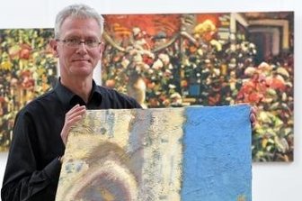 Augustusburger stellt in Petrikirche aus - Der Augustusburger Künstler Karsten Mittag zeigt seine Arbeiten in der Petrikirche Freiberg.