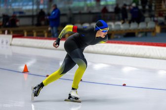 Aus 1 macht 3: Chemnitzer Eisschnellläufer zeigen sich mit einem Trio auf der internationalen Wettkampfbühne - Mia Meinig – hier bei der Deutschen Meisterschaft im Oktober in Inzell – ist erstmals im Junioren-Weltcup dabei.