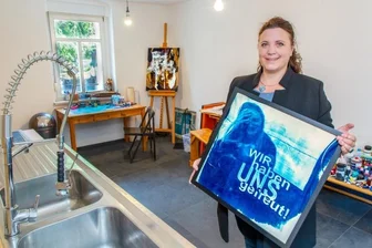 Aus Alt mach Neu: Fördergeld für Sanierer - Nach der Sanierung bietet Künstlerin Stefanie Dittmann im alten Gesindehaus verschiedene Kurse für Kinder oder Erwachsene an. 