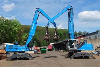 Aus Alt mach Neu: Lauterer Firma setzt auf Abfälle - Die Firma Rückel hat sich mit Standorten in Lauter (Foto) und Zwickau auf das Recyceln von Stahlschrott und Altmetall spezialisiert.