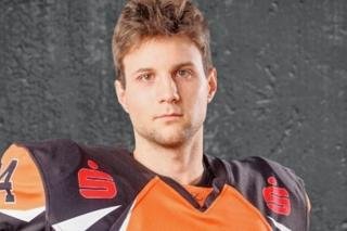 Aus dem Wasser zum Touchdown - Als American Footballer bei den Vogtland Rebels zählt Alpar Soltesz zur Offensivabteilung.