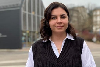 Daryna Karpiuk lebt seit einem Jahr in Mittweida. Sie ist vor dem Krieg in der Ukraine geflohen. Im T9 hat sie in den ersten Monaten, die sie in Mittweida verbracht hat, gearbeitet.