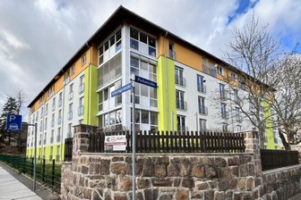 Aus für Zwickauer Seniorenzentrum „Am Schwanenteich“: Deshalb gibt der Betreiber Ende Januar auf - Der Teil des Zwickau Seniorenzentrums „Am Schwanenteich“, in dem bislang der Pflegebereich untergebracht war. Zuletzt wurden hier noch 13 Bewohner betreut.