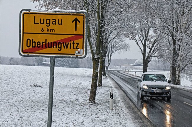 Aus Grand-Prix-Parkplatz soll in Oberlungwitz ein Gewerbegebiet werden - Ein Gewerbegebiet könnte in Oberlungwitz an der Stollberger Straße entstehen.