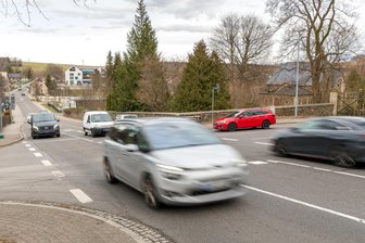 Ausbau der Bundesstraße 171 in Marienberg: Darum ist nichts passiert - An dieser Kreuzung in Marienberg sollte dieses Jahr eine Ampelanlage errichtet werden.