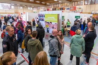 Ausbildungsmesse: 90 Aussteller werben um Nachwuchs - 90 Aussteller präsentierten sich am Samstag auf der Ausbildungsmesse in Marienberg.