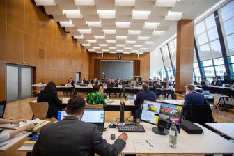 Ausschusssitzung des Plauener Stadtrates muss wiederholt werden: Das ist der Grund - Blick in den großen Saal des Rathauses: Widerspruch gegen alle getroffenen Beschlüsse.
