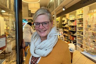 Aussicht auf Lockerungen löst bei Freiberger Händlern Erleichterung und Skepsis aus - Anke Krause, Inhaberin eines Schreibwarengeschäftes in Freiberg, hält die Zeit reif für Lockerungen bei den Coronaregeln.