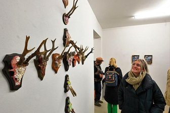 Ausstellung auf dem Chemnitzer Sonnenberg: Geweihe als Vorgeschmack auf Beton und Klebstoff - 