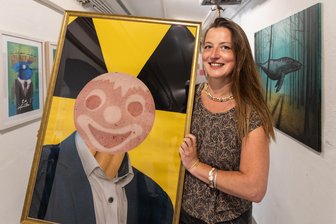 Ausstellung im Erzgebirge widmet sich dem Thema „Tierisch“ - „Durchgedreht“ heißt diese Arbeit von Franziska Becher im Kunstkeller Annaberg.