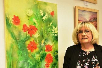 Ausstellung in Oelsnitz: Aquarell-Titel verraten Liebe zur Natur - Eine Ausstellung unter dem Titel "Aquarell und Keilrahmen" von Karin Friese aus Tirschendorf wird zurzeit im Zoephelschen Haus Oelsnitz gezeigt.