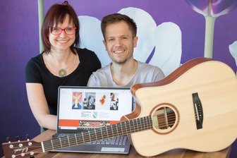 Ausstellung zu neuen Liedern -