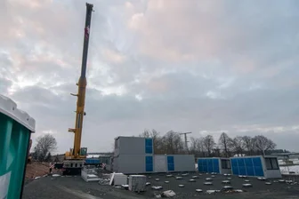 Ausweich-Bau für Asylunterkunft -