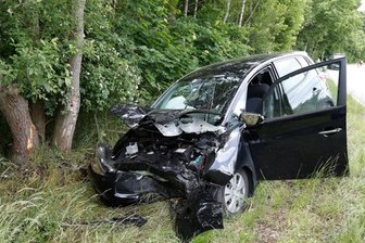 Auto prallt gegen Baum - Fahrer schwer verletzt - Der Autofahrer verlohr die Kontrolle über seinen Wagen ...