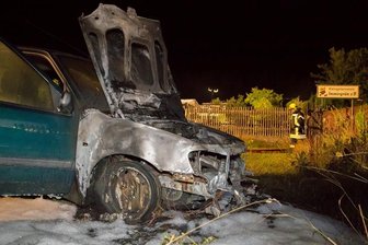 Auto und Schuppen niedergebrannt -