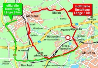 Autofahrer entdecken kürzere Wege für sich - 