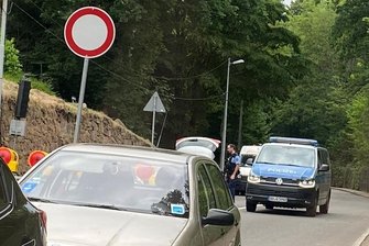 Auf der Burgstädter Straße in Mittweida hat die Polizei am Dienstag verstärkt den Verkehr kontrolliert.