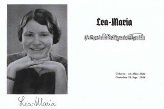 Autor spürt rätselhaftem Tod von Fabrikanten-Tochter nach - Das ist vermutlich die Titelseite des von Günter Hofmann gesuchten Buches über Lea-Maria Hofmann - mit dieser Biografie wollten die Eltern ihrem geliebten Kind ein Denkmal setzen. Die Fabrikantentochter und Mutter zweier Kinder war am 29. September 1944 tot im Gleisbett in der Nähe der Göltzschtalbrücke gefunden worden.