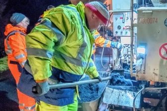 B 174 wird nachts zur Baustelle -