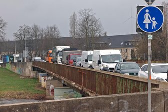 B 175: Geht es mit dem Neubau der Flutrinnenbrücke in Glauchau schneller? - Die Flutrinnenbrücke aus dem Jahr 1928 muss dringend erneuert werden.