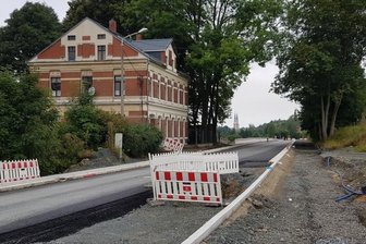 B 92: Termin für Freigabe Ende November steht - Die Bauarbeiten an der Bundesstraße sind weit fortgeschritten.