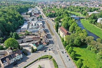 B 93/Talstraße in Zwickau wird zur Staufalle - Im Bereich der Eckersbacher Brücke in Zwickau ist ab Montag mit Einschränkungen zu rechnen.